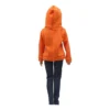 29cm Doll Clothes Sweatshirt short For Barbie Outfits 1/6 Dolls Accessories Solid Color Loose Hooded Sweater Denim Shorts Set - Image 6
