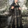 Modern Hanfu Women Chinese Traditional Dress Kimonos Mujer Ancient Tang Dynasty Set Hanbok Cosplay Retro Suit Black Series