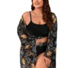 2024 Large Bikini Three Piece Cover Up Chiffon Sunscreen Clothes Fat Model Real Shot Swimwear 0XL-5XL Sexy Cross border - Image 4