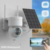 WiFi PTZ Camera Outdoor Wireless Solar IP Camera 4MP HD Built-in Battery Video Surveillance Camera Long Time Standby iCsee APP - Image 5