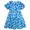 Girls Floral Dress Summer Puff Sleeve Elegant Beach Princess Dresses for Kids Travel Casual Teen Children Clothes 13 14 15 Years - Image 5