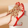 New luxury Rhinestone Women's Shoes Party Crystal High Heel Comfortable Sandals Banquet Beautiful Summer Wedding Shoes - Image 4