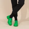 Taoffen Size 36-43 High Quality Oxford Shoes For Women Flats Casual Lace Up Loafers Lady Fashion Round Toe Footwear 2024 - Image 5