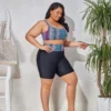 4XL Plus Size Bikinis Sets Women 2022 Fashion Colorful Print Two Pieces Bathing Suit High Waist Largest Beach Swimsuit - Image 4