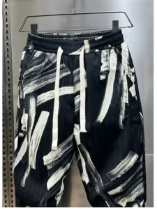 Men's Jogger Pants Loose Striped Floral Hip Hop Streetwear High Quality Harem Trousers Unique Designer Brand Clothing - Image 6