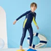 Long Sleeve Swimming Suit For Kids Boy One Piece School Swimsuit Children Swimwear Teen Beachwear Rashguard Bathing Surfing - Image 4