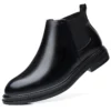 Black Boots 2023 New Classic Retro style Autumn Boots Men Fashion Bradn Design Men Shoes Comfy Chelsea Boots - Image 6