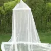 Summer Hung Dome Mosquito Net For Double Bed Summer Polyester Mesh Fabric Home bedroom Adults Hanging Decor