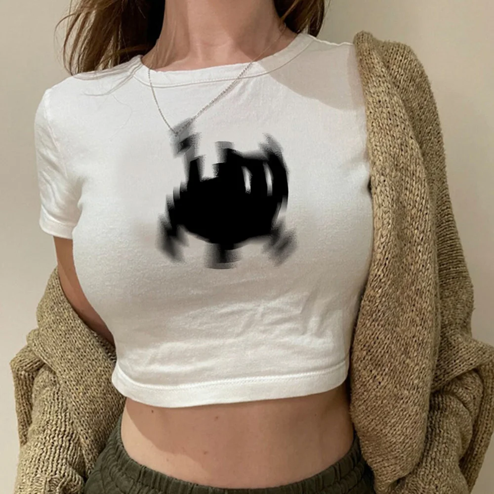 2000s Y2k Tops trashy vintage fairy grunge crop top Female fairycore kawai korean fashion Kawaii clothes