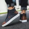Wide-Footed Men's Military Boots Designer For Top Brand Motorcycle Sneakers Kid Safety Shoe Man Size 46 Men Walker Tenjs Tennis - Image 3