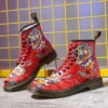 fashion long fashion week young men's boots eight holes personality casual boots fall popular Chinese red men's shoes - Image 4