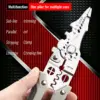 Crimper Cable Cutter Adjustable Automatic Wire Stripper Multifunctional Stripping Crimping Pliers Terminal Hand Tool