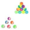 20Pcs Children's rubber bouncing Ball Two tone Ball and terrifying eye bounce Kids Sport Games Elastic Jumping Balls Outdoor toy - Image 4