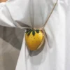Cute Fruit Strawberry Heart Shape Pu Rivet Mini Fashion Ladies Chain Purse Clutch Bag Shoulder Bag Tote Female Flap Handbag Q5 - Image 3