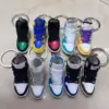 3D mini sports shoe keychain fashionable three-dimensional trend men's and women's bag car pendant keychain exquisite gift
