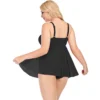 Plus Size Women's Swimsuit 2022 Fashion Female Strapless High Waist Backless Sexy Women's Bikinis Set Solid Swimwear Clothing - Image 3