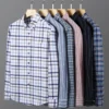Quality New 100% Cotton Oxford Shirt Long Sleeve For Men's Social Dress Shirts Soft Comfortable Regular Fit Casual Man Clothing - Image 3