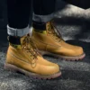 Genuine Leather Mens Women Winter Ankle Military Treking Snow Yellow Designer Tactical Boots Outdoor for Men Work Shoes Sneakers - Image 4