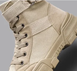Men Boots New Designer Spring Autumn Street Fashion Canvas Casual Shoes Cool High Tops Desert Boots - Image 4