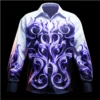 Men's shirts for daily wear: European and American series 3D printed men's casual lapel multi-color long sleeved shirts - Image 2