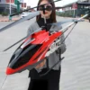 80cm Large Remote-controlled Helicopter Anti-falling RC UAV Durable Charging Model Toy Outdoor Aircraft Children's Birthday Gift - Image 2