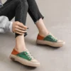 GKTINOO Genuine Cow Leather Women Sneakers Plus Size Spring Autumn Ladies Casual Shoes Retro Vulcanized Woman Summer Loafers - Image 6