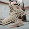 Walking Ankle Boots for Men Outdoor Boots Luxury Brands Men's Booties Winter New High Top Casual Safety Shoes Classic Designer 7 - Image 3
