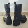 Designer Catwalk Exclusive Thick Sole Genuine Leather High Top Platform Boots Bulldozer Thick Soled Men Tank Boots Plus Size 45 - Image 3