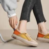 GKTINOO Genuine Cow Leather Women Sneakers Plus Size Spring Autumn Ladies Casual Shoes Retro Vulcanized Woman Summer Loafers - Image 4