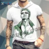One Piece Men Clothing Men's Hooded T-Shirt Fashion 2022 Hip Hop Anime Streetwear Piece Monkey D Luffy Oversized New Y2k 3XL - Image 5