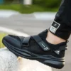 men fashion breathable steel toe covers safety shoes summer working boots brand designer worker security sneakers safe footwear - Image 2