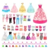 Doll Accessories for Barbie Doll Clothes Mixed Mini Dress Up Set Fashion Clothes High Heels Shoes Doll Part Children Toy Gifts - Image 5