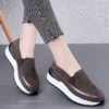 New Spring Women casual Shoes woman Platform Slip On Flats Sneakers women Suede Ladies Loafers Moccasins Shoes - Image 3