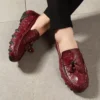 Spring New Tassel Casual Shoes Men Shoes Loafers Genuine Leather Business Shoes Comfortable Moccasin Adult Shoes Driving Shoes - Image 2