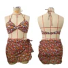 2022 Women Bikinis Set Swimwear Plus Size High Waist Floral Swimsuit Larges Big Plussize Swimming Suits Bathing Beachwear New - Image 5