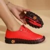 Sneakers Women Shoes Flat Loafers Leather Mom Shoes for Women Comfortable Slip on Soft Casual Platform Shoes Zapatos De Mujer - Image 3