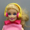 New 4pcs/Set Decorative Roller Skate Fancy Doll Shoes Accessories Headset Helmet For Barbie Kids Girls Toy Roller Play Gifts - Image 5