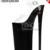 26cm high heels Platform Sandals sexy 10Inches Womens pole dance strips Full Dress Fetish Peep Toe Exotic Dancer Elegant Gothic