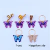 Golden Butterfly Hair Braid Bead Dreadlock Beads Ring Braiding Accessories 5pc/bag Hair Sparkly Bohemian Braid Hair Styling Tool - Image 6