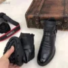 Italian Zipper Martini Boots Italienische Martini-Stiefel mit handgeprägtem Reißverschluss - Image 5