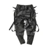 HKSH Men's Tide Tactical Cargo Pants Functional Style Women's Mesh Multi Pockets Overalls Trendy Dark Overalls Fashion HK0042 - Image 6