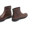 Vintage Genuine Leather Mens Ankle Boots Luxury Brand Handmade British Trend Designer Autumn Black Wedding Dress Shoes Male - Image 5