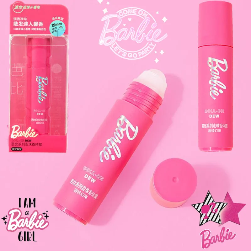 Deodorant Barbie Kawaii Student Roll Beads Incense Girl Fragrance Portable Cool Sweatproof Daily Necessities Life Birthday Gift