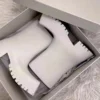 New Fashion Square Toe Thick Sole Rain Boots for Men and Women Anti-Slip Waterproof Work Wear Boots Brand Design Couple Shoes - Image 6