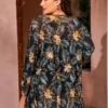 2024 Large Bikini Three Piece Cover Up Chiffon Sunscreen Clothes Fat Model Real Shot Swimwear 0XL-5XL Sexy Cross border - Image 3