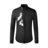 Spring New Flower Embroidered Long Sleeved Shirt for Men's Business Office Formal Dress Shirts Social Party Banquet Men Clothing - Image 5