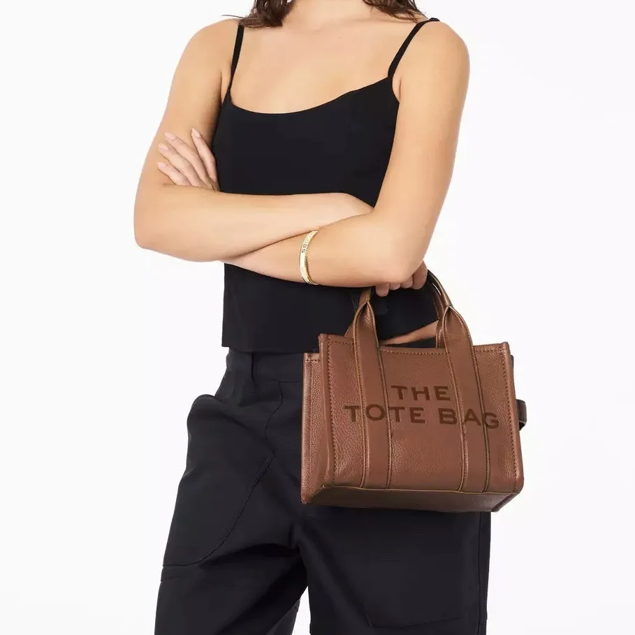 The Tote Bag For Women, Trendy PU Leather Handbag, Top Handle Satchel Purse, Casual Crossbody Bag