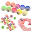 20Pcs Children's rubber bouncing Ball Two tone Ball and terrifying eye bounce Kids Sport Games Elastic Jumping Balls Outdoor toy - Image 2