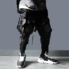 HKSH Men's Tide Tactical Cargo Pants Functional Style Women's Mesh Multi Pockets Overalls Trendy Dark Overalls Fashion HK0042 - Image 3
