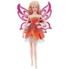 Barbies Clothes ElfQueen Beautiful Dress Colorful Butterfly Wings for 11.8 inch 28 Cm Barbies Doll Clothes Fairy Tale Characters - Image 3
